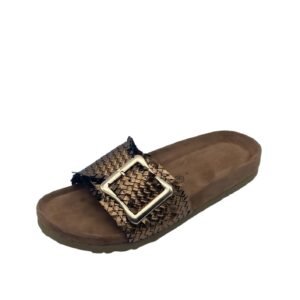 Womens Cork Footbed Ajustable Sandals